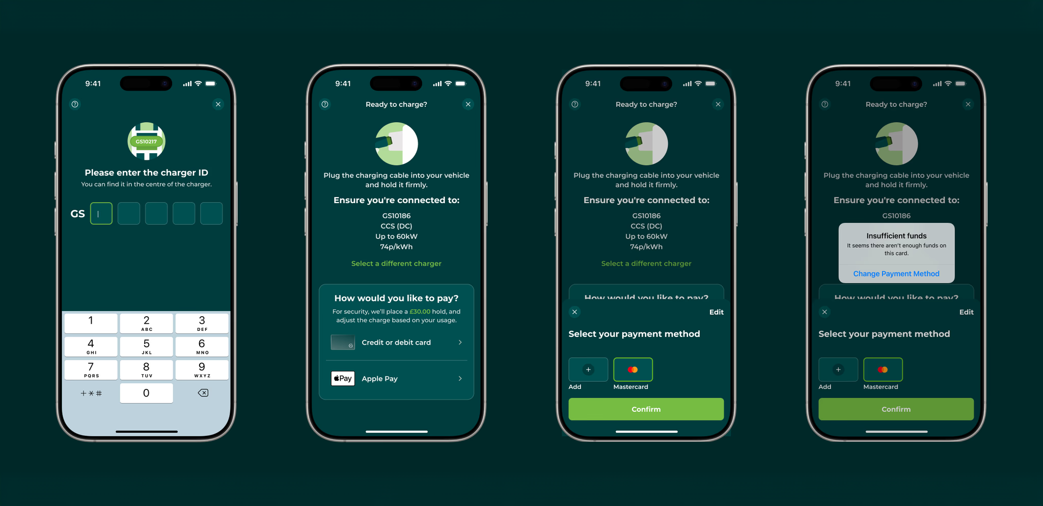 Redesigned charging flow
