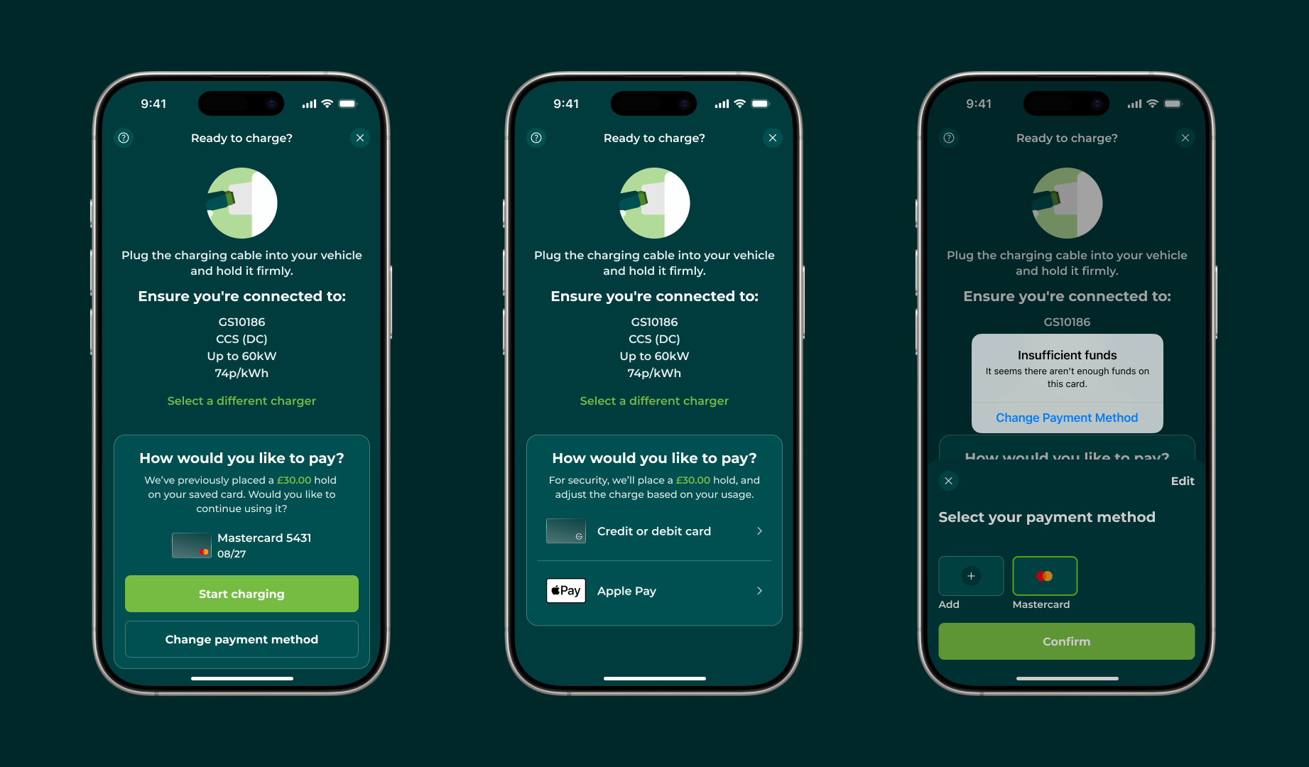 Clear messaging screens helping customers understand security checks
